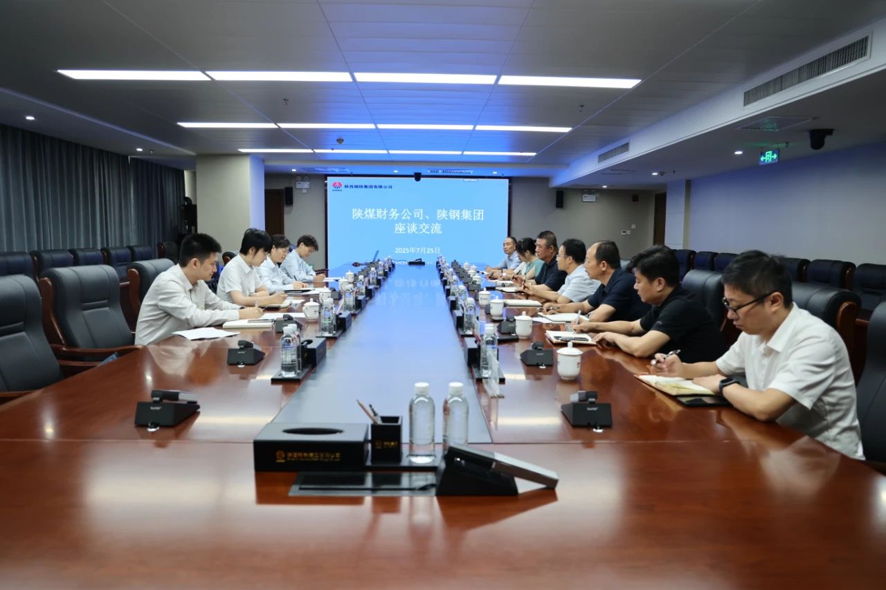 陜煤財(cái)務(wù)公司高雪君一行來(lái)訪陜鋼集團(tuán)座談交流