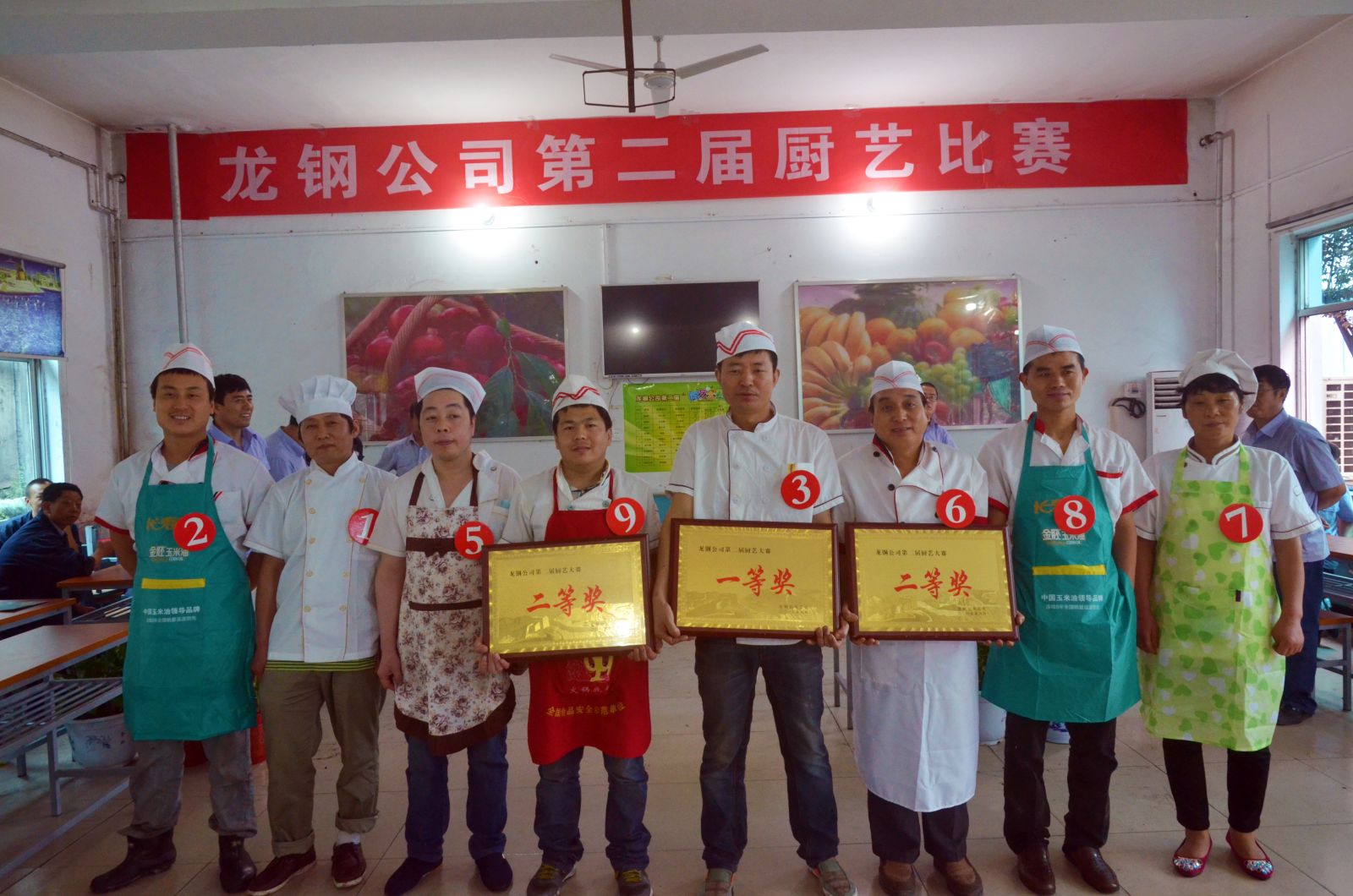 龍鋼公司成功舉辦第二屆廚藝比賽 龍鋼公司成功舉辦第二屆廚藝比賽